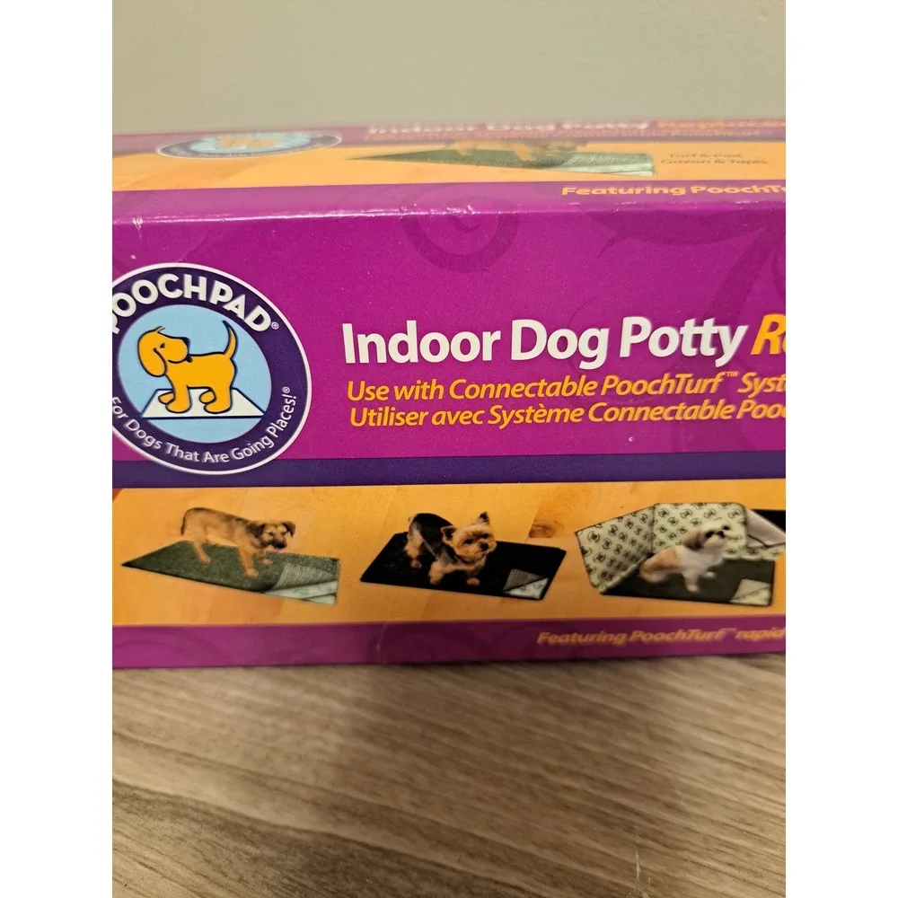PoochPad Indoor Dog Potty Replacement PoochTurf Eco Friendly Rapid Drainage